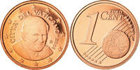 Cité du Vatican Euro Cent BU, Copper Plated Steel, KM:375 -