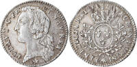 France 24 Sols, 1/5 ECU Monnaie, Louis XV, 1/5 Écu au bandeau, Metz -