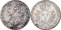France 1/5 Écu aux branches d'olivier Louis XVI, La Rochelle, Argent -