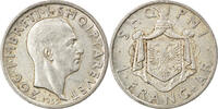 Albanie Frang Ar Monnaie, Albania, Zog I, Rome, Argent, KM:16 -