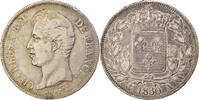 France 5 Francs Monnaie, Charles X, Paris, Argent, Gadoury:644 -
