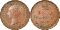 Grande-Bretagne 1/2 Farthing Monnaie, Victoria, Londres, Cuivre -