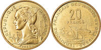 Territoire français des Afars et des Issas 20 Francs Monnaie, FRENCH AFARS & ISSAS, Paris, ESSAI -