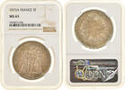 France 5 Francs Monnaie, Hercule, Paris, NGC, MS63, Argent -