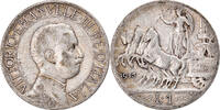 Italie Lira Monnaie, Vittorio Emanuele III, Rome, Argent, KM:45 -