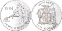 Jamaïque 10 Dollars Monnaie, Jamaica, Elizabeth II, Franklin Mint, Argent -