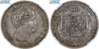 Danemark Rigsbankdaler Christian VIII, Copenhagen, Argent, NGC -