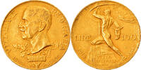 Italie 100 Lire Victor Emmanuel III, Rome, Or, KM:66 -