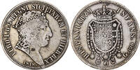 120 Grana 1818 Italien Staaten Münze, NAPLES, Ferdinando I, SS, Silber SS