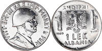 Albanie Lek Monnaie, Albania, Vittorio Emanuele III, Rome, Stainless Steel -