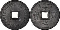Tonkin 1/600 Piastre Monnaie, Zinc, KM:1 -