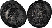 Nummus Monnaie, Crispus, Lyon - Lugdunum, Rare, Cuivre, RIC:83 -