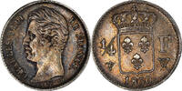 France 1/4 Franc Monnaie, Charles X, Lille, Argent, Gadoury:353 -