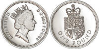 Grande-Bretagne Pound Monnaie, Elizabeth II, Nickel-brass, KM:946 -