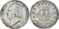 France 5 Francs Monnaie, Louis XVIII, Louis XVIII, Paris, Argent -
