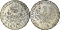 République fédérale allemande 10 Mark Monnaie, Hambourg, Argent -