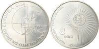 Portugal 8 Euro Lisbonne, Argent, KM:753 -