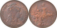 France 10 Centimes Monnaie, Dupuis, Paris, Bronze, Gadoury:277 -