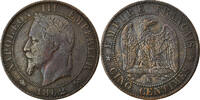 France 5 Centimes Monnaie, Napoleon III, Napoléon III, Bordeaux -