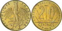 France 20 Centimes Monnaie, Aluminum-Bronze, Gadoury:331 -