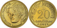 France 20 Centimes Monnaie, Aluminum-Bronze, Gadoury:325 -