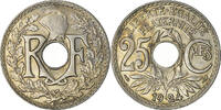 France 25 Centimes Monnaie, Lindauer, Cupro-nickel, Gadoury:380 -