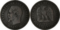 France 2 Centimes Monnaie, Napoleon III, Napoléon III, Bordeaux -