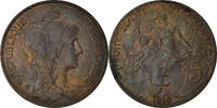 France 5 Centimes Monnaie, Dupuis, Paris, Bronze, Gadoury:165 -