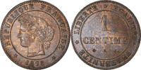 France Centime Monnaie, Cérès, Paris, Bronze, Gadoury:88 -