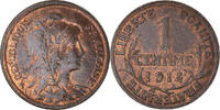 France Centime Monnaie, Dupuis, Paris, Bronze, Gadoury:90, KM:840 -