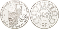 France 100 Francs-15 Ecus Monnaie, Paris, Argent, KM:1012 -