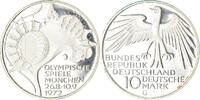 République fédérale allemande 10 Mark Monnaie, Karlsruhe, BE -