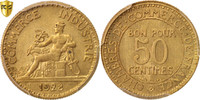 France 50 Centimes Monnaie, Chambre de commerce, Paris, PCGS, MS64 -