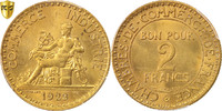 France 2 Francs Monnaie, Chambre de commerce, Paris, PCGS, MS64 -
