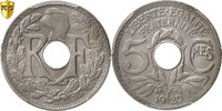 France 5 Centimes Monnaie, Lindauer, Paris, PCGS, MS66 -