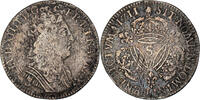 France 1/4 Ecu Monnaie, Louis XIV, 1/4 Écu aux 3 couronnes, Reims -