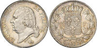 France 5 Francs Monnaie, Louis XVIII, La Rochelle, Argent -