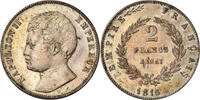 France 2 Francs Napoléon II, Paris, Overstruck Essai, Argent, PCGS -