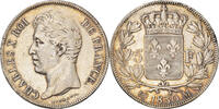 France 5 Francs Monnaie, Charles X, Toulouse, Argent, KM:728.9 -
