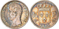 France 1/4 Franc Monnaie, Charles X, Lille, Argent, Gadoury:353 -