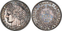 France 50 Centimes Monnaie, Cérès, Paris, Argent, Gadoury:411 -