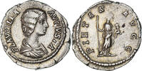 Denier Monnaie, Plautille, Rome, Argent, RIC:367 -