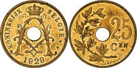 Belgique 25 Centimes Monnaie, Michaux, ESSAI, Bronze, KM:Pn302 -