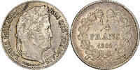 France 1/4 Franc Monnaie, Louis-Philippe, Lille, Argent -