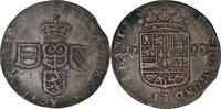Pays-Bas espagnols Liard Monnaie, NAMUR, Philip V of Spain, Cuivre -