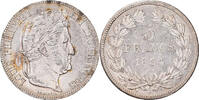 France 5 Francs Monnaie, Louis-Philippe, Rouen, Argent -