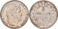France 5 Francs Monnaie, Louis-Philippe, Paris, Argent -