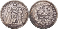 France 5 Francs Monnaie, Hercule, Paris, Argent, Gadoury:745 -