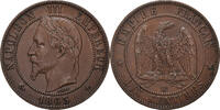 France 10 Centimes Monnaie, Napoleon III, Napoléon III, Strasbourg -