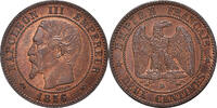 France 2 Centimes Monnaie, Napoleon III, Napoléon III, Rouen -